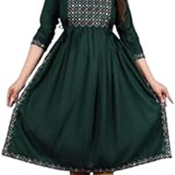 Women's Comfortable Anarkali Maternity Feeding Kurta Dress with Both Side Zippers | Pre and Post-Pregnancy & Nursing Mom Dress-image-72