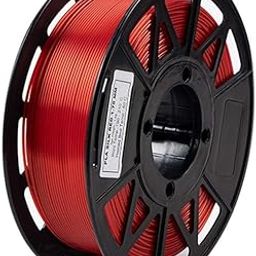 Tesseract Premium PLA + 1.75mm 3D Printing Filament | Dimensional Accuracy +/- 0.03mm | Compatible with Most FDM Printers | 1 KG 3D Printer Filament - PLA Silk Red Pack of 1-image-23