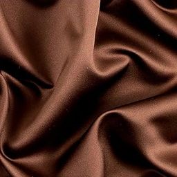 Artful store Silky Satin Fabric Material by Meter | 110 Cm Width, Slik & Shiny Fabrics Solid | Fabric for Dress, Pillowcases, Pajamas, Evening Dress, DIY (6 Meter, Brown)-image-90