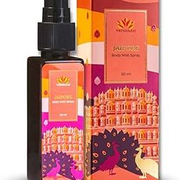 Jaipore 100% Natural Ayurvedic Body Mist with Lingering Scent for Daily Home use, Office Wear & Romantic evenings | Long lasting Aromatic Body spray- 50 ML.-image-81