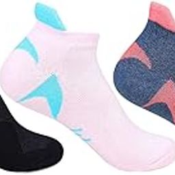 Women Core Ankle Socks, Multicolour, Free Size UK(BROHPG-06-PO3)-image-42