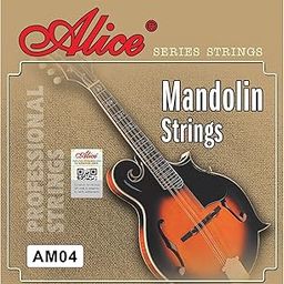 Alice Mandolin Strings .010-.034 Copper Alloy Winding with 80/20 Bronze Color Anti-rust Coating, 2 Sets-picture-25