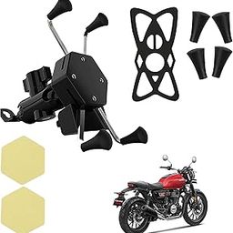 Miwings X-Grip Latest Verson Phone Holder with Mobile USB Charging Port for Honda CB350RS (1 PCs, 5V-2A Black)-image-22
