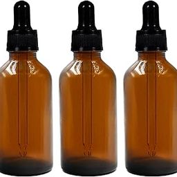 Happy Packaging 50ML Amber Round Empty Glass Bottle | Glass Dropper | Black Knurling Sleeve | Silcon Black Teat | Refillable | Leak Proof For Essential Oils | DIY Perfumes | DIY serums (3)-10