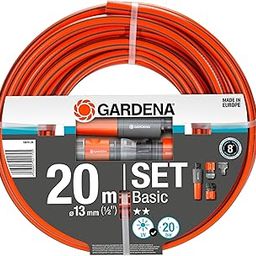 GARDENA 18970-28 Hoses Basic Hose Set 13 mm (1/2"), 20 m with Spray Gun and Connector-image-96