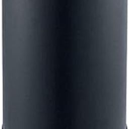 Ganeshi Stainless Steel Waste Basket Black Plain Dustbin for Home Kitchen and Offices -18 Liter (10"x14")-16