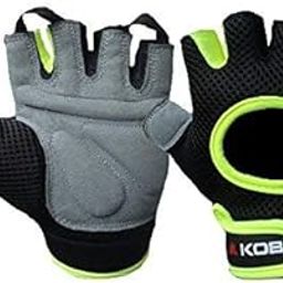 Kobo WTG-03-Green Weight Lifting Gym Gloves Hand Protector for Fitness Training, Medium-image-16