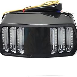 OTO6 Tail light LED (Mustang Design) Modify for Scrambler/Motorcycle Brake Stop Light Turn Signal Rear Light-image-76
