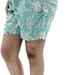 Womens Regular fit Cotton Blend Shorts Relaxed Floral Print Summer hot Pants - Above Knee - Free Size-image-55