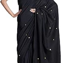 Women's Cotton Linen Sequence Saree With Unstitched Blouse Piece-image-37