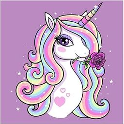 Jasol 5d Diamond Painting Kit for Adults, Unicorn Pattern, 50 X 40 Cm Canvas, Full Drill, Home Wall Decor Gift, 15.7x19.7inch (Unicorn1)-image-62