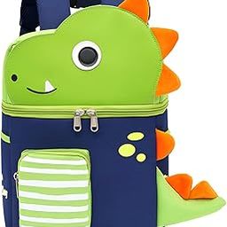 Luxe Kids Backpack for Boys Girls – 3D Cartoon Animal School Bag for Toddlers, Cute Unicorn Dinosaur Lion Cat Theme, Lightweight Waterproof Preschool Backpack-image-7