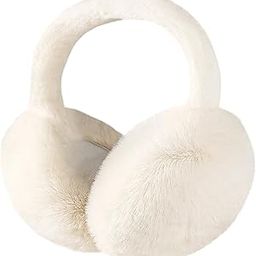 Tavaleu Ear muffs for Women Winter, Faux Fur Earmuffs, Cute Foldable Fluffy Ear Warmers, Soft Warm Ear Covers for Women Men-image-83