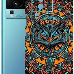 AtOdds - VIVO IQOO NEO 7 PRO (5G) - Mobile Back Skin Sticker - Lamination - Rear Screen Guard Protector Film Wrap (Coverage - Back+Camera+Sides) (Design - Night Owl)-image-75