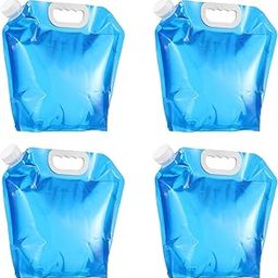 Drofail Collapsible Water Container Bag Folding Drinking Water Storage bag Portable Water Storage Tank for Sport Camping Hiking Picnic (10 Liter, BLUE)-image-53