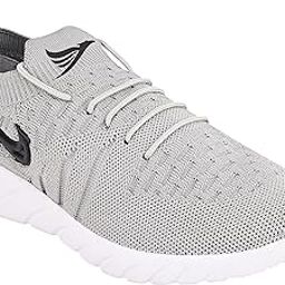 Running/Walking/Sports Shoes (F-13 L.Grey Black-9-picture-22