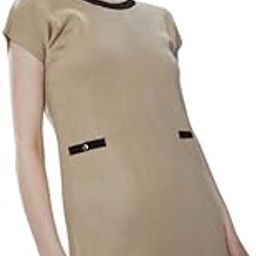 Women's Sweater Dress Casual Wear | Round Neck | Short Extended Sleeves | Pull On Closure | Sweater Crafted with Comfort Fit for Everyday Wear-image-29