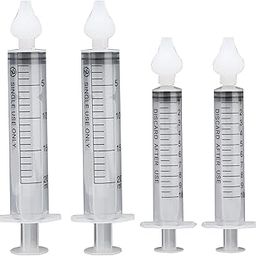 ELBME® 4 Pcs Baby Nasal Irrigator Syringes Safe Nasal Cleaner with Silicone Nasal Suction Tip Portable Infant Nose Cleaner Baby Nasal Aspirator Sinus Irrigator Rinsing Device for Newborn Infants-image-97
