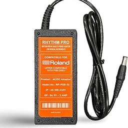 Rhythm Pro Heavy Duty PSB-1U (9volt/2amp) Power Supply Adaptor Power Cable Included Compatible with Roland XPS-10 Keyboard-26