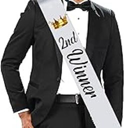 Text Printed Sash (White) (4 * 72 INCHES) Gift for Friend-image-20