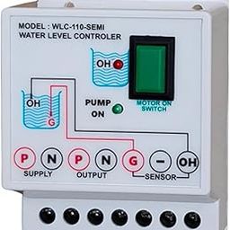 Microtail Semi Automatic, Manually Start and Auto Stop Water Level Controller with sensors-0