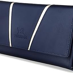 Women's and Girls Faux Leather Wrist Two-fold Hand Clutch Mobile Hand Wallets Money Purses 6 Multiples Card Slots YKFC-CL126-image-64