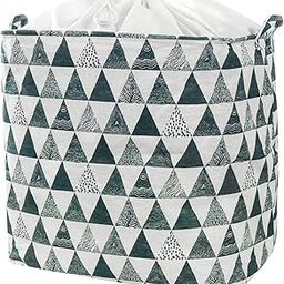 Large Freestanding Laundry Baskets with Handles Lids, 100L Square Hampers Drawstring Clothes Closet Toys Gifts Storage Collapsible Waterproof Organizer Portable Folding Bags Dirty-picture-22