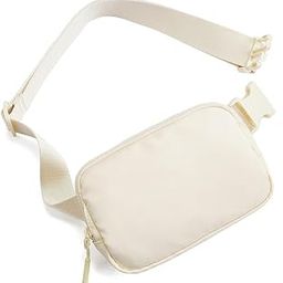 Unisex Mini Belt Bag with Adjustable Strap Small Waist Pouch for Workout Running Travelling Hiking, Fanny Bag, one Size. (Beige)-image-95