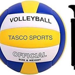 Layan Sports Classic Volleyball Yellow Size-5 with Air Pump Neddle Official Size and Weight (Pack of 1) Volleyball-image-83