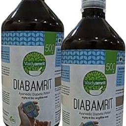 Diabamrit Kwath | Pack of Two Bottles (500 ml Each) | Herbal Ayurvedic Medicine | Helps To Control Sugar |-image-44