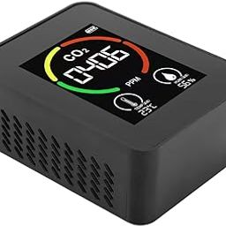 CO2 Detector Air Quality Monitor TVOC Tester USB Charging Thermometer Hygrometer for Home with CO2 Meter, Real Time Monitoring-image-77