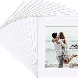 Schliersee 11x14 White Mats for 8x10 Pictures, Picture Mats with Core Bevel Cut, 12 Packs-image-35