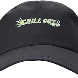 Cotton Unisex's Cap (2497102_Black-Chill Out Print-image-7