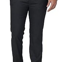 Men Slim Fit Checks Pattern Poly Viscose Blend Pleatless Formal Trouser-picture-15