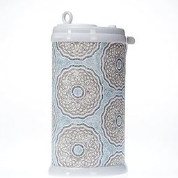 Glenna Jean Luna Ubbi Diaper Pail Cover, Iceberg/Taupe/Glacier/Sky-image-28