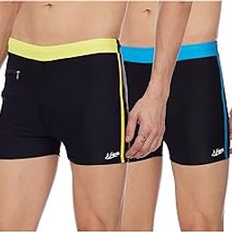Mens Costume Is-010 Size Xl Black/Yellow With Is-010 Size Xl Black/Sky Pack Of 2 And Swimming Goggles Is-506-image-99