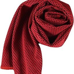 CLUB BOLLYWOOD Sweat Towel 30x90cm Instant Cooling Relief Ice Towel for Running Workout Gym red|Sporting Goods | Fitness Running & Yoga | Fitness Equipment & Gear |1X Cooling Towel-image-65
