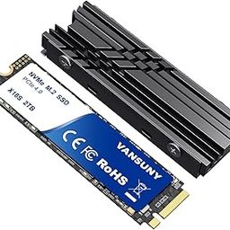 Vansuny 2TB NVMe M.2 SSD, PCIe 4.0 M.2 2280 Internal Solid State Drive, Speeds up to 7,300MB/s with Heatsink and Screwdrivers for PC Gaming Design High Computing-image-81