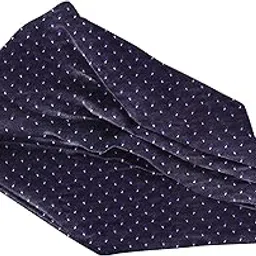 blacksmith Black Paisley Jacquard Microfiber Ascot for Men - Scarf Neckwear Ascot Stole Bandana for Men-picture-7