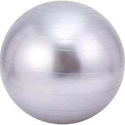 SagaSave Balance Ball with Inflator Yoga Ball Exercise Ball for Working Out Pilates Ball Birthing Ball for Physical Therapy, Fitness, Office Ball Chair (85cm/2.8ft Silver with Pump)-image-40