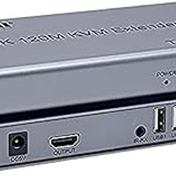 Care CASE 4K 120M HDMI KVM Extender Transmitter Receiver Over Cat5/5e/Cat6 RJ45 Ethernet Cable Support USB Mouse Keyboard Touch Screen-6