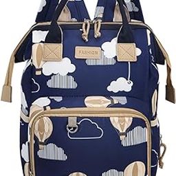Winnies All-in-One Baby Diaper Bag Backpack – Waterproof, Large Capacity, Travel-Friendly For Moms - Unisex Baby Essentials Organizer Blue-14