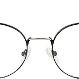 TERRY & CO | Zero Power Blue Cut Eyeglasses | Metal Frame | Small Size | Anti-Reflective, UV Protection, Lightweight | Spring Hinges | Unisex-image-76