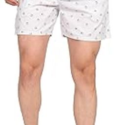 Men's Cotton Printed Boxer Pack of 1 | White & Flower Design-image-13