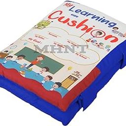 PQLQ Mhnt Learning Pillow Cloth Book With English & Hindi Cushion Cotton Books For Kids Baby Children, Blue, 1 Count-image-53