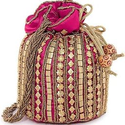 Women's Potli for party/gift Pink-image-14