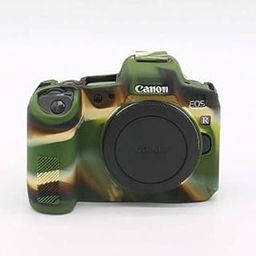 Silicon Cover for Canon EOS R Camera Case, Professional Silicone Rubber Camera Case Cover Detachable Protective for Canon EOS R- Military Green-picture-15