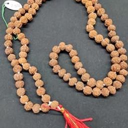 Dine Gems 7 Mukhi Rudraksha Original Certified Mala Natural रुद्राक्ष माला Nepali Saatmukhi Rudraksha Mala 108 Beads Original 7 Face Rudraksha Blessing with Lord Shiv-image-68