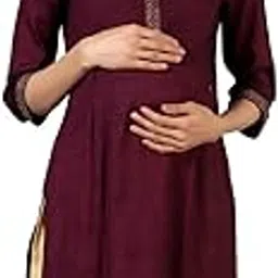zelena Feeding Kurtis for Women | Maternity Kurti for Women Feeding | Feeding Kurtis for Women with Zip | Feeding Kurti | Maternity Kurti | Feeding Straight Kurtis for Women | Nursing Kurtis-picture-40