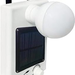 Joyal Rechargeable with Solar Panel 12 Watt Bright White Light LED Bulb and Electric Charging for Emergency-image-5